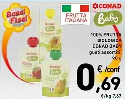 Spazio Conad Conad baby frutta italiana offerta