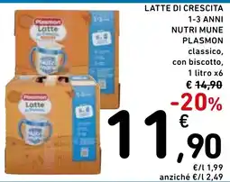 Spazio Conad Latte di crescita Plasmon offerta