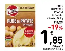 Spazio Conad Pure di patate Pfanni in fiocchi offerta