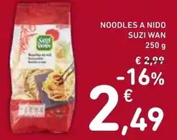 Spazio Conad Noodles a nido Suzi Wan offerta