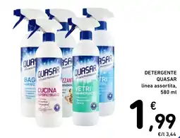 Spazio Conad Detergente Quasar linea assortita offerta