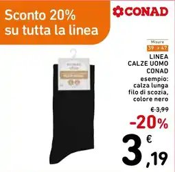 Spazio Conad Calze uomo Conad offerta