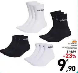 Spazio Conad Set 3 calze Adidas offerta