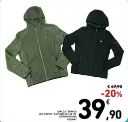 Spazio Conad Giacca termica Norway offerta
