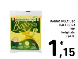 Spazio Conad Panno multiuso Ballerina Vim offerta