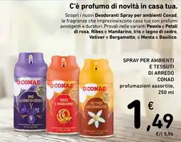 Spazio Conad Spray per ambienti e tessuti di arredo Conad offerta