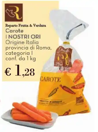 Carote I nostri ori