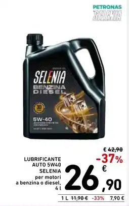 Spazio Conad Lubrificante auto 5w40 selenia offerta