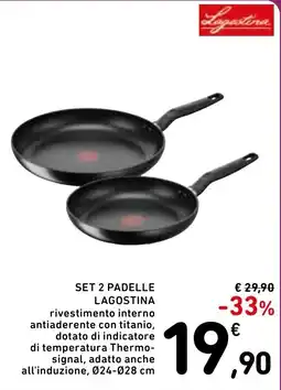 Spazio Conad Set 2 padelle Lagostina offerta