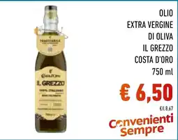Spazio Conad Olio extra vergine di oliva il grezzo offerta