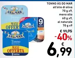 Spazio Conad Tonno As do Mar offerta