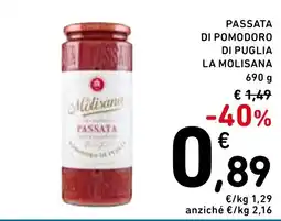 Spazio Conad Passata di pomodoro di Puglia La Molisana offerta