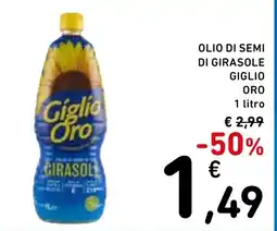 Spazio Conad Olio di semi di girasole Giglio Oro offerta