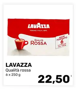 Iper Tosano Lavazza Qualità rossa offerta