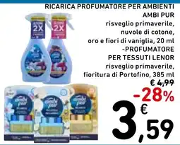 Spazio Conad Profumatore per ambienti Ambi Pur offerta