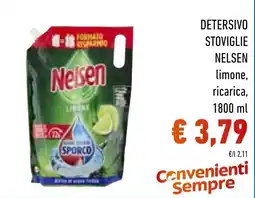 Spazio Conad Detersivo stoviglie Nelson limone offerta