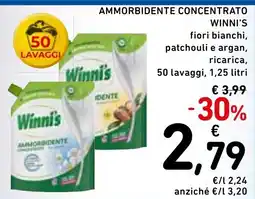 Spazio Conad Ammorbidente concentrato Winni's offerta