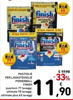 Spazio Conad Pastiglie per lavastoviglie Powerball Finish offerta