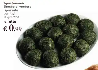 Bombe di verdure ripassate