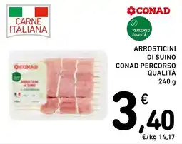 Spazio Conad Arrosticini di suino Conad Percorso Qualità offerta