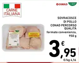Spazio Conad Sovrascose di pollo Conad Percorso Qualità offerta