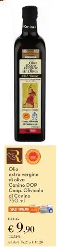 Conad Olio extra vergine di oliva Canino DOP Coop, Olivicola di Canino offerta