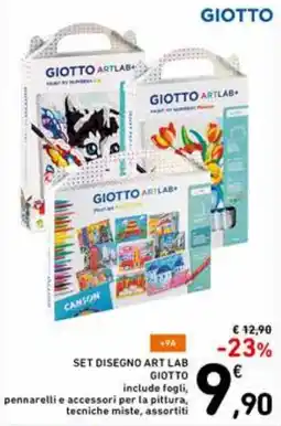 Spazio Conad Set disegno Art Lab Giotto offerta
