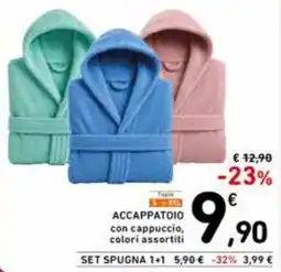 Spazio Conad Accappatoio con cappuccio offerta