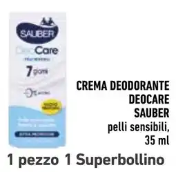 Spazio Conad Crema deodorante deocare sauber offerta
