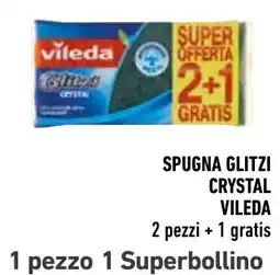 Spazio Conad Spugna Glitzi Crystal Vileda offerta