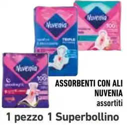 Spazio Conad Assorbenti con ali Nuvenia offerta