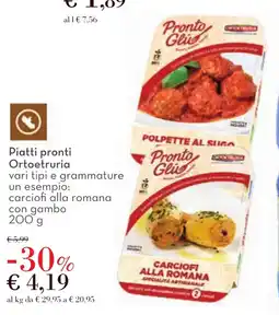 Conad Piatti pronti Ortoetruria offerta
