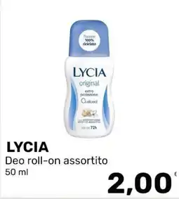 Iper Tosano LYCIA Deo roll-on assortito offerta