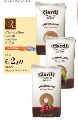 Conad Ciambelline Ciardi offerta