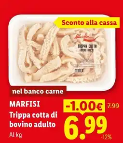 Lidl Trippa cotta di bovino adulto offerta