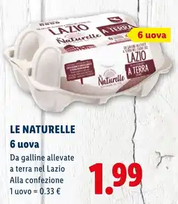 Lidl Le Naturelle offerta