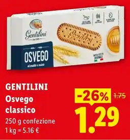 Lidl Gentilini Osvego classico offerta