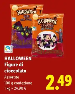 Lidl Halloween Figure di cioccolato offerta