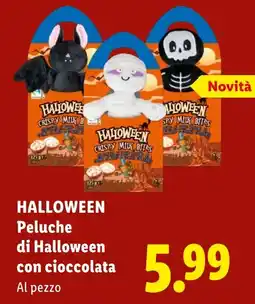 Lidl Peluche di Halloween con cioccolata offerta