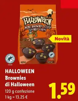 Lidl Brownies di Halloween offerta