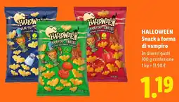 Lidl Halloween Vampire Snacks offerta