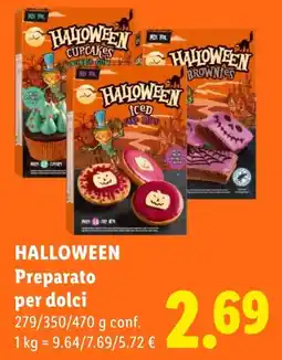 Lidl Halloween Preparato per dolci offerta