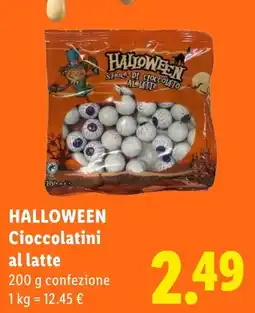 Lidl Halloween Cioccolatini al latte offerta