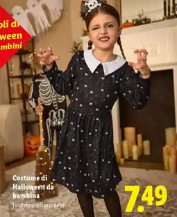 Lidl Costume di Halloween da bambina offerta