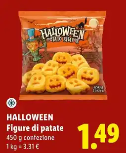 Lidl Halloween Figure di patate offerta