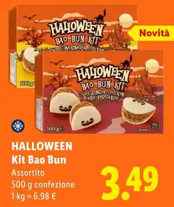 Lidl Halloween Kit Bao Bun offerta