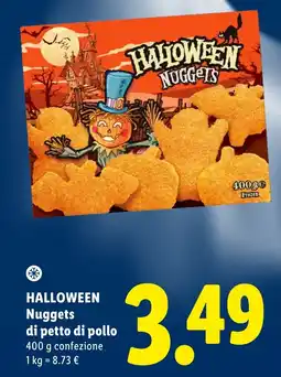 Lidl Halloween Nuggets di petto di pollo offerta