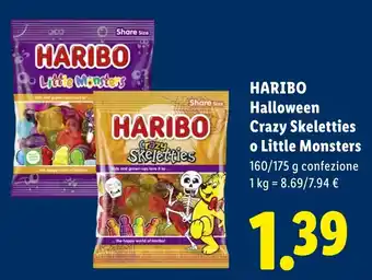 HARIBO Halloween Crazy Skeletties o Little Monsters