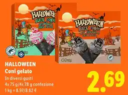 Lidl Halloween Coni gelato offerta