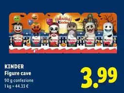 Lidl Kinder Figure cave offerta